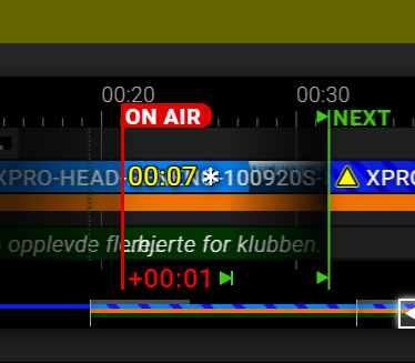 Part is 1 second heavy, LiveSpeak piece has 7 seconds of playback until it freezes